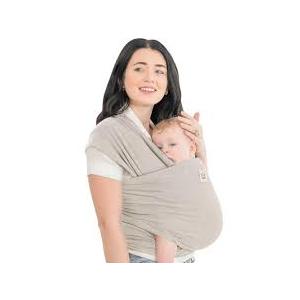 KeaBabies Baby Wrap Carrier  All in 1 Original Baby Carrier Newborn to Toddler Sling, Easy to Wear, Hands Free Bonding, Lightweight, Breathable Infant Wraps (Stone Gray)