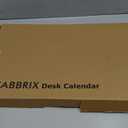 Desk Calendar 2025 with Desktop Mat, Cabbrix Large Desk Pad Calendar 22 x 17 Inch Cover 12 Months Runs From July 2025 to June 2026, Floral Design Calendar 2025 for Home School and Office (Black, 22" x 17")