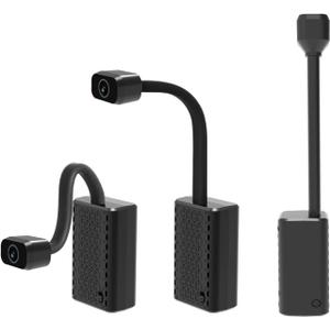 2K Mini Goose-Neck Security Camera Wireless with Magnetic Mount, Built-in Hotspot & Battery, Color Night Vision, Motion Detection, Phone & PC Monitoring for Home Security (W-G2)