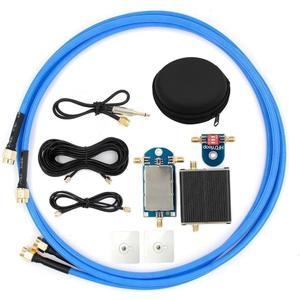 Portable Active Loop Antenna, GOOZEEZOO HFDY Shortwave Antenna 50KHz-500MHz HF AM FM VHF UHF Magnetic Loop Receiving for Ham Radio (with Improved Amplifier)