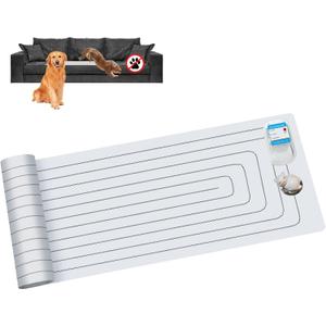 SEERWAY Scat Pet Shock Mat with Tester, Shock Pads for Dogs and Cats Training Indoor, Electric Repellent Mat Keeps Pets Off Couch, Sofa, Counter Top, 3 Training Modes, Battery Operated