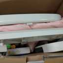 CuddoBaby Baby Bouncer 4-in-1 on Wheels |Detachable Pianos, Feeding Tray| 3-Level Recline Foldable Seat with Play Bar for Infant to Toddler 0-6, 0-12, 12-24 Months, Girl Gift Idea - Pink