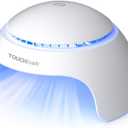 TOUCHBeauty Nail Dryer for Kids Teens Beginners: LED Fan & Light, Safe, Battery Powered, Non-Hands Tanned Version (TB-2130)