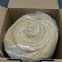 Ultra Soft Cozy Faux Fur Throw Blanket, Fuzzy Plush Thick Bubble Blanket, Oversize Luxury Fluffy Blanket for Couch, Sofa, Bedroom, and Living Room,50x60 Inches, Dark Yellow