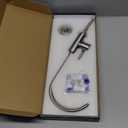 ESOW Kitchen Water Filter Faucet, 100% Lead-Free Drinking Water Faucet Fits Most Reverse Osmosis Units or Water Filtration System in Non-Air Gap, Stainless Steel 304 Body Brushed Nickel Finish