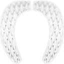 Gel Toilet Seat Cover, Toilet Seat Cushion, Toilet Cover Portable and Washable Toilet Seat Cover Universal, Washable for Standard U Shape Toilet Seats (Clear)