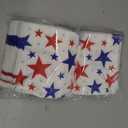 Nuanchu 200 Pcs American Flag Napkins 4th of July Patriotic Red White and Blue Disposable Paper Cocktail Napkins for Veterans Day Election Independence Day Decorations(Square Star)