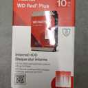 Western Digital 10TB WD Red Plus NAS Internal Hard Drive HDD - 7200 RPM, SATA 6 Gb/s, CMR, 256 MB Cache, 3.5" - WD101EFBX