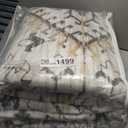 BEDIFANY Boho Quilt King Size Set, Lightweight Bedspread King Size Stripe Boho King Quilt, Quilt Bedding Set for Bed Decoration, All-Season Coverlet Set, 3 Pieces (King (98 * 106 in), Sound Waves Black & Beige)