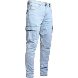 JUNBAOSS Men's Slim Fit Jeans Stretch Ripped Skinny Jeans for Men, Fashion Straight Leg Comfort Flex Waist Casual Pants 36