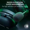Razer BlackShark V2 HyperSpeed Wireless Gaming Headset for PC, Mac, PlayStation, Switch & Mobile 280g Lightweight, Wideband Mic, 50mm Drivers, 2.4GHz, Bluetooth or USB, 70 Hr Battery Black