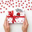 Hockey Valentine's Day Cards for Kids Classroom, Pack of 30 Classroom Valentines Cards, School Exchange for Boys and Girls, Valentine's Day Gift Tags for Class- QR04