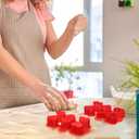 LemonRoad Valentines 1.75" Diameter x 6 Heart Cake Pop Cutter and Pusher, Cake Pop Maker Shapes Press Set, Baking Tools for Parties, Wedding, Home Desserts Making