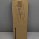 BAYKA Floating Shelves White, 22.5 inch Rustic Wood Wall Mounted Shelves for Bathroom, Bedroom, Living Room, Kitchen & Office, Hanging Display Shelf with 22 lbs Capacity (C. White - Modern Minimalist Style)