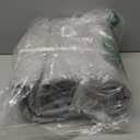 FLYMME Queen Quilt Bedding Set Light Grey Lightweight Bedspreads Full Size,Modern Style Geometric Weave Stripe Pattern,Soft Microfiber Bed Coverlet for All Season (1 Quilt, 2 Shams)