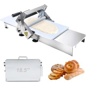 Folding Dough Sheeter Machine, Manual Stainless Steel Dough Roller Machine, 40.5"X22.8" New Pastry Roller for Commercial Home Bakery, Puff Pastry & Pizza