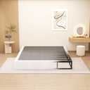 NHODIR 9 Inch Box Spring King Size Bed Base, Heavy Duty 3000LBS Metal Bed Foundation, Noise-Free & Tool-Free Easy Assembly,Mattress Support Base for King Bed