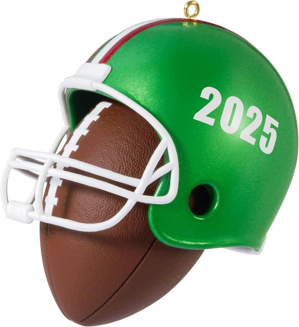 Hallmark Keepsake Christmas Ornament, Football Star 2025, Gifts for Sports Fans