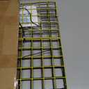 Folding Bridge Blue Crab Trap, Heavy-Duty Metal Wire Mesh Drop-Net, Collapsible Foldable Design, 15" x 15" x 7"