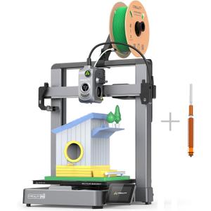 Creality Hi 3D Printer, Multi Color 3D Printer (Needs CFS), 500mm/s High Speed Auto-Leveling Automatic Filament Reading Clog-Free Extruder
