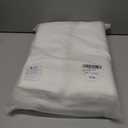 Deep Dream Grommet Semi-Sheer Boho Curtains 84 Inch Length 2 Panels for Living Room, Linen Blend Tassels Farmhouse Curtains with Embroidery for Bedroom (52" W x 84" L, 2 Panels, Off White)