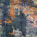 Soft Washable Abstract 2x3 Rugs - Living Room Bedroom Large Area Rug Indoor Farmhouse Stain Resistant Carpet Non-Slip Machine Washable Distressed Soft Room Decor 2x3 Colorful/Multi