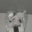 Sophia & William Cotton Comforter Cover Set King Size, Waffle Weave White Duvet Cover Set 3 Piece, White + Blue