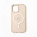 TORRAS Q3 Silicone 360 Spin for iPhone 17 Pro Case, Fit for MagSafe, Magnetic Ring, Liquid Silicone Rubber Soft Phone Case for iPhone 17 Pro 6.3'', Light Ivory