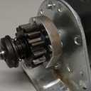 Caltric Starter Compatible With John Deere Tractor Lawn and Garden E100 E110 100 Series / 14 Teeth Improved Steel Gear