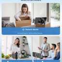 Wireless Microphone for iPhone iPad and Android Phone, 2 Pack Wireless Lavalier Lapel Mic with Noise Reduction, Plug and Play Mini Microphone for Video Recording Interview Podcast YouTube TikTok Vlog