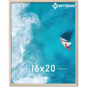 Natural 16x20 Picture Frame Lightweight yet Durable Frame Wall Hanging