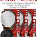 Mixed 3 Pack Hidden Annoying Beep Office Prank Devices,Small Prank Chirp Noise Maker Including Different Sounds, Cricket,Beep and More,Point Guard Prank for April Fools Day Gag,Randomly