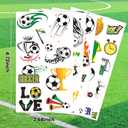 2 x 200Pcs 2026 World Soccer Cup Temporary Tattoos, Soccer Tattoos Stickers for Party Favors & Goodie Bag Stuffers