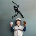 Paquesta Metal Baseball Wall Decor for Boys Room Sports Wall Art Base ball Sign Accessories for Boys Bedroom Gift for Boy (Baseball Wall Decor A)