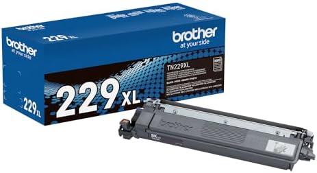 Brother Genuine TN229XLBK Black High Yield Printer Toner Cartridge - Print up to 3,000 Pages(1)