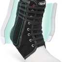 Vigorwise Lace up Ankle Brace for Women Men, Quick Adjustment Ankle Brace with Metal and Plastic Side Stabilizers, 1Pcs Foot Support for Sprained Left Right, XL