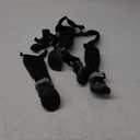 Dog Suspender Boots with Fleece Lining, Waterproof Dog Snow Boots Anti-Slip Rubber Sole Dog Booties and Paw Protectors Winter Shoes for Dogs Legging Dog Shoes for Small Medium Large Dogs(B,4) (#4(Paw Width:2.4 inches))