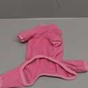 PUMYPOREITY Cat Recovery Suit, Stops Wound Licking After Surgery, Sticky Hair Shirt with Sticky Fabric, Cat Pajamas Prevents Over-Grooming, Pink, S