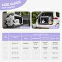 Lesure Portable Soft Collapsible XL Dog Crate, 42in Light Grey
Travel Camping Pet Kennel, 4-door, Indoor and Outdoor Use, Easy to Set Up and Fold, For Extra Large Breeds Up to 90lbs