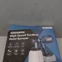 Cordless Paint Sprayer for Dewalt 20V MAX Battery Electric Spray Paint Gun with High Capacity Container Easy to Clean for House Painting Blue(Not Include Battery)