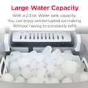 Frigidaire 26 Lbs per Day Portable Compact Maker, Ice Making Machine, Stainless, Medium