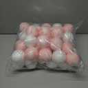 Crafare 3 Inch White Craft Foam Balls Bulk 40 Pack Smooth Polystyrene Round Foam Balls for Holiday Crafts Drawing and School Modeling DIY Projects Ornaments Decorations