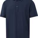 M MAELREG Golf Shirts for Men Dry Fit Performance Chest Print Color Block Moisture Wicking Casual Short Sleeve Polo Shirts, Size: M