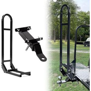 ECOTRIC Golf Cart Rear Grab Bar Universal and Trailer Hitch with Receiver for Step on Back EZGO Club Car Yamaha 