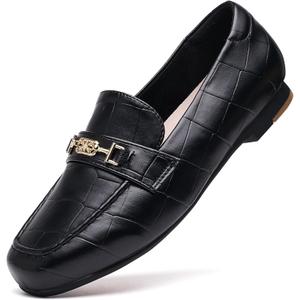 DeYashopin Women's Loafer Shoes Leisure Slip On Work Shoes Comfort Walking Flats (8 Wide) DeYashopin Women's Loafer Shoes Leisure Slip On Work Shoes Comfort Walking Flats (8 Wide)