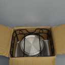 2 Gallon Glass Beverage Dispenser with Stand and Lid, 18/8 Stainless Steel Spigot - Glass Drink Dispensers for Parties - Mason Jar Drink Dispensers with Lids