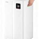 50 Pint Dehumidifier for Large Rooms & Basements, Up to 4,500 Sq.Ft, Automatic Humidity Control with Continuous Drain, Quiet 40dB, 24-Hour Timer, Wheels & Child Lock