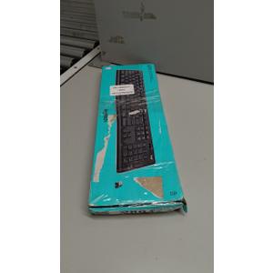 Logitech K270 Wireless Keyboard for Windows, 2.4 GHz Wireless, Full-Size, Number Pad, 8 Multimedia Keys, 2-Year Battery Life, Compatible with PC, Laptop, Black (1 Pack)