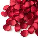 Ling's moment Rose Petals, Silk Flower Petals for Wedding/Aisle/Flower Girl Baskets/Table Centerpiece Décor,etc.  Dark Red 164 pcs