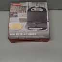 Mini Pizzelle Maker Machine with a 3'' Cutter, Mini Stroopwafel Iron, Bake 2 x 4'' Pizzelles or 3'' Stroopwafels, Excellent for Holiday, Party, Dessert Treat Making & More